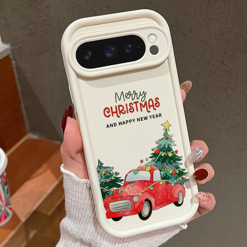 Google Pixel 9 Pro - Weihnachts-Pickup-Truck-Muster Handyhülle für Google Pixel 10
