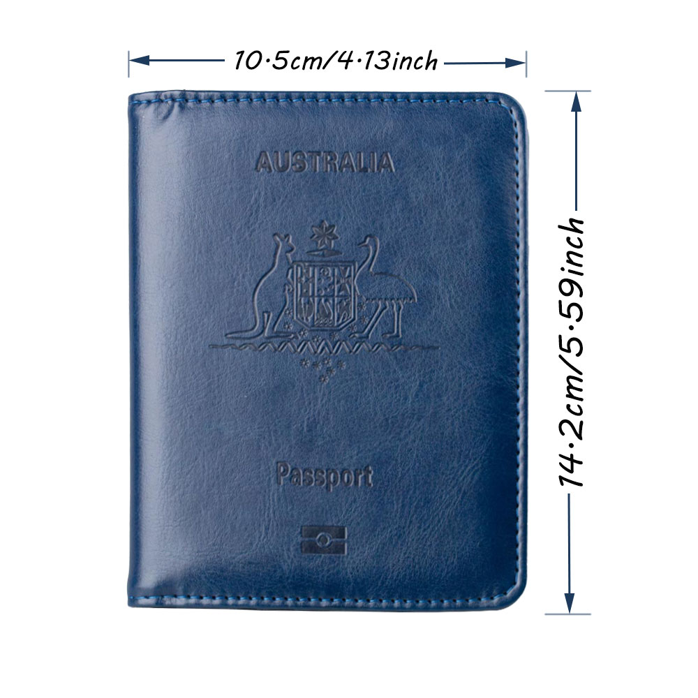 Kunden spezifischer Name Austr – Leather Passport Cover Bewertung und Preis