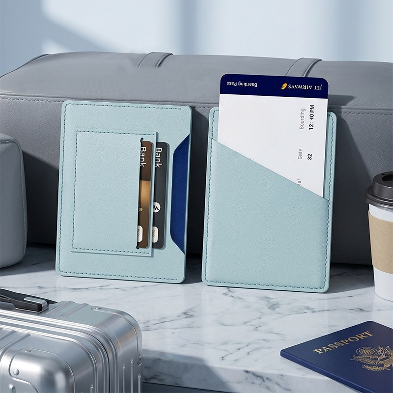 Einfarbiger Reisepasshalter au – Leather Passport Cover Bewertung und Preis