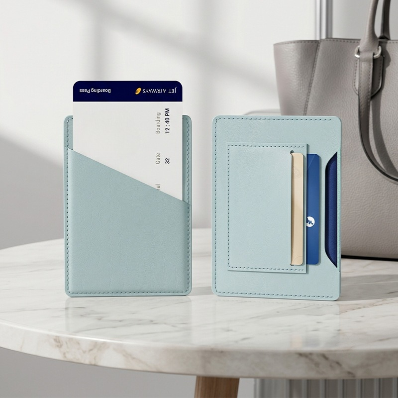 Einfarbiger Reisepasshalter au – Leather Passport Cover Bewertung und Preis