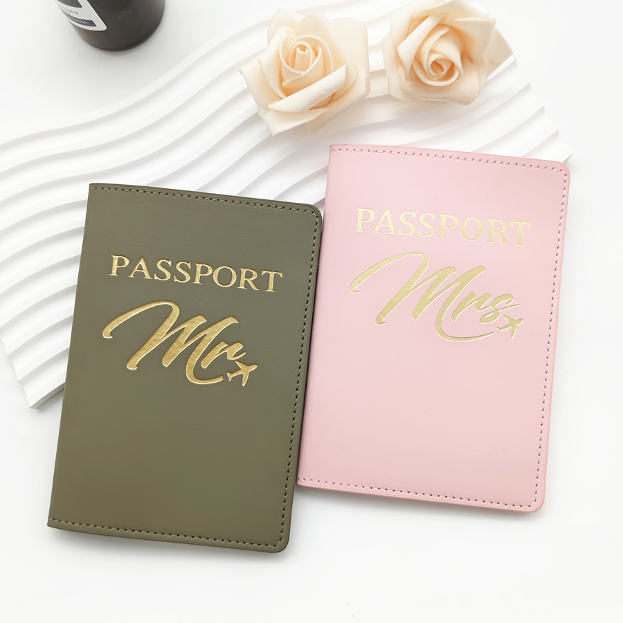 2-teiliges Set Mr/Mrs Liebhabe – Leather Passport Cover Bewertung und Preis