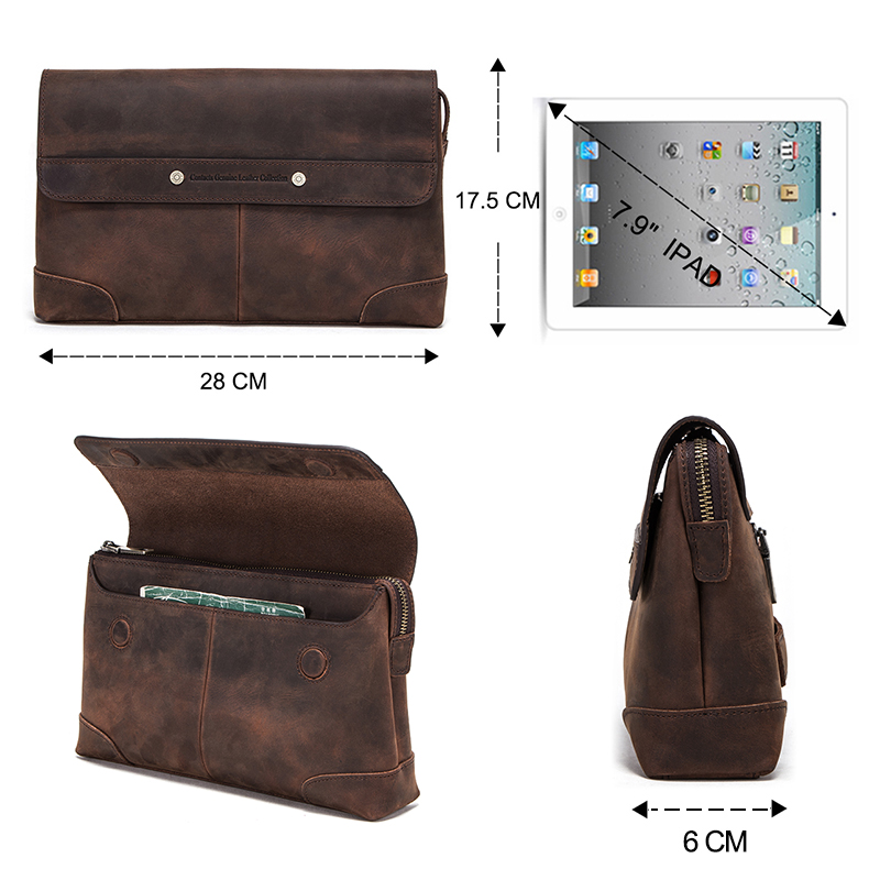 CONTACT'S Herren-Clutch-Tasche – Leather Passport Cover Bewertung und Preis